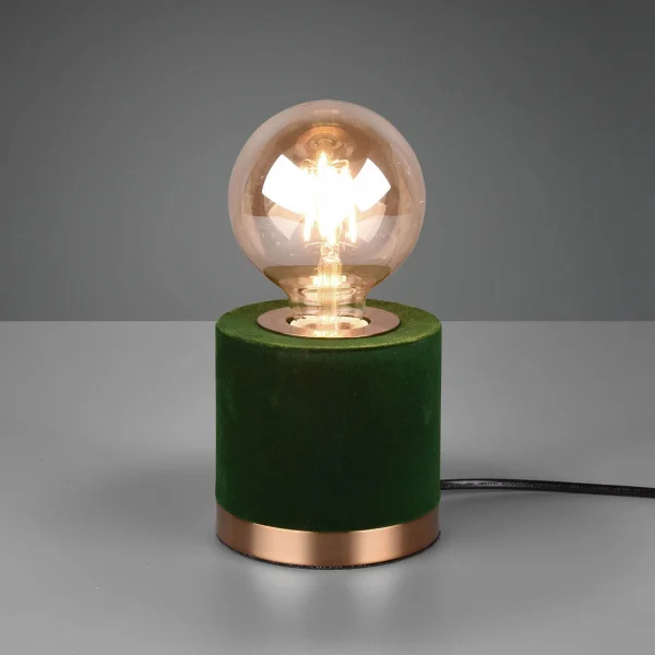 LÁMPARA DE MESA GANNICUS SAMT VERDE E27