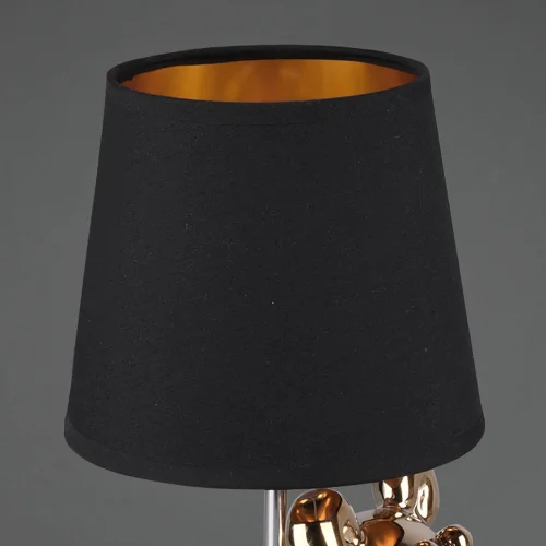 LÁMPARA DE MESA LUCKY CERÁMICA ORO E14 LÁMPARA DE MESA LUCKY CERÁMICA ORO E14