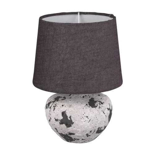 LÁMPARA DE MESA CONNIE CERÁMICA GRIS E14 18 CM