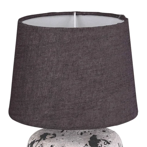 LÁMPARA DE MESA CONNIE CERÁMICA GRIS E14 18 CM