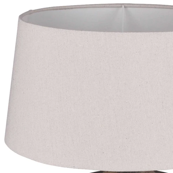 LÁMPARA DE MESA ASHANTI CERÁMICA MARRÓN E27