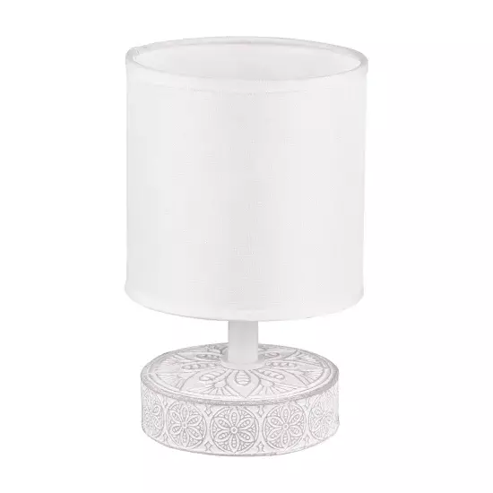 LÁMPARA DE MESA NEKANE CERÁMICA BLANCO E14 2
