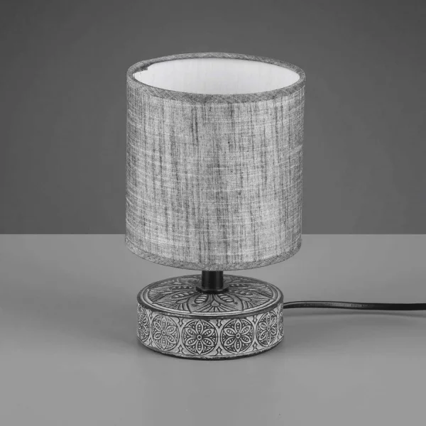 LÁMPARA DE MESA NEKANE CERÁMICA GRIS E14