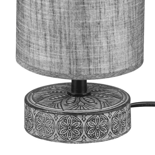 LÁMPARA DE MESA NEKANE CERÁMICA GRIS E14