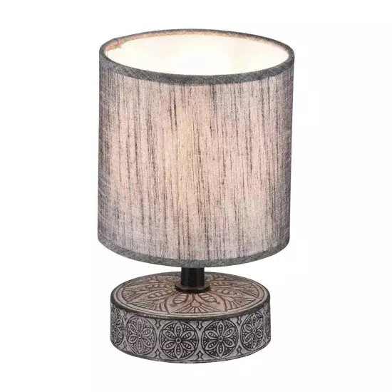 LÁMPARA DE MESA NEKANE CERÁMICA GRIS E14