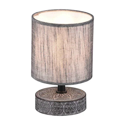 LÁMPARA DE MESA NEKANE CERÁMICA GRIS E14 LÁMPARA DE MESA NEKANE CERÁMICA GRIS E14