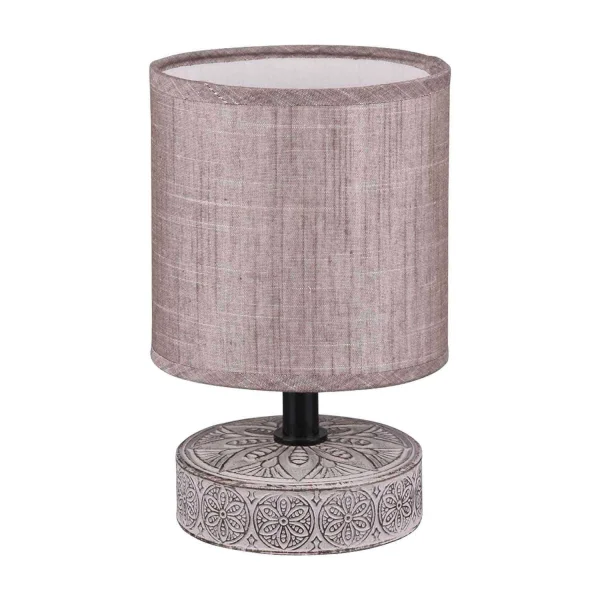 LÁMPARA DE MESA NEKANE CERÁMICA MARRÓN E14 LÁMPARA DE MESA NEKANE CERÁMICA MARRÓN E14