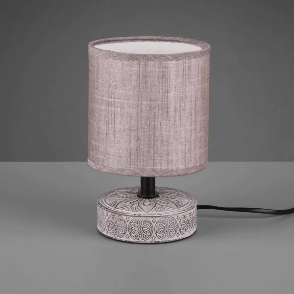 LÁMPARA DE MESA NEKANE CERÁMICA MARRÓN E14 LÁMPARA DE MESA NEKANE CERÁMICA MARRÓN E14