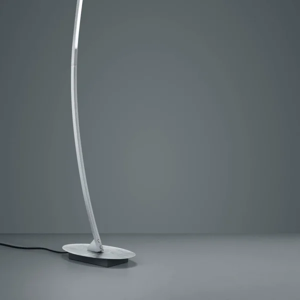 LÁMPARA DE PIE LED THEODOR 11W 3000K ALUMINIO PULIDO