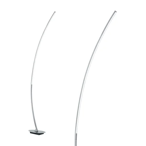 LÁMPARA DE PIE LED THEODOR 11W 3000K ALUMINIO PULIDO