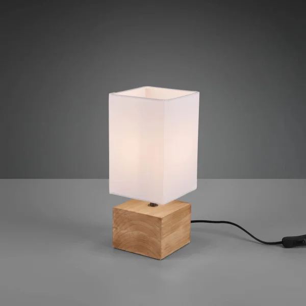 LÁMPARA DE MESA SIGRID MADERA NATURAL E14 LÁMPARA DE MESA SIGRID MADERA NATURAL E14