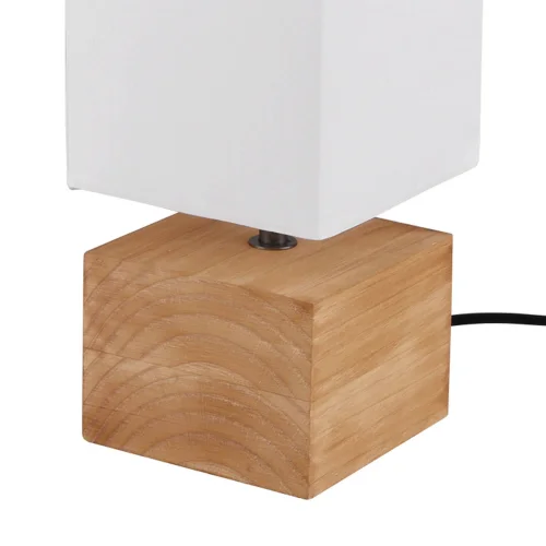 LÁMPARA DE MESA SIGRID MADERA NATURAL E14 LÁMPARA DE MESA SIGRID MADERA NATURAL E14