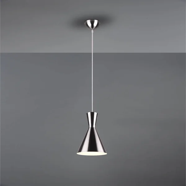 LÁMPARA DE TECHO CINTIA METAL NÍQUEL E27