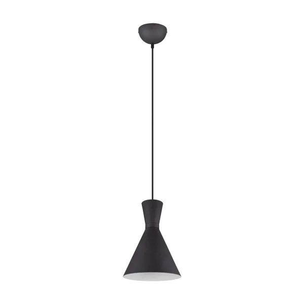LÁMPARA DE TECHO CINTIA METAL NEGRO E27