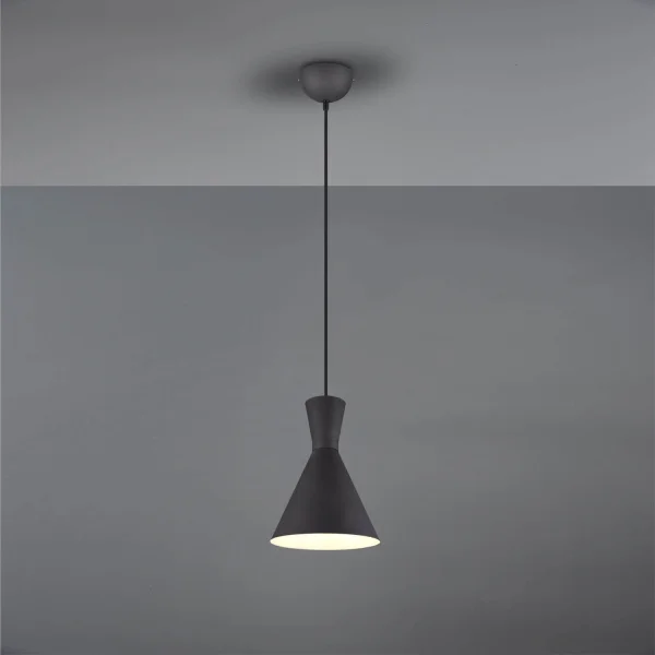 LÁMPARA DE TECHO CINTIA METAL NEGRO E27