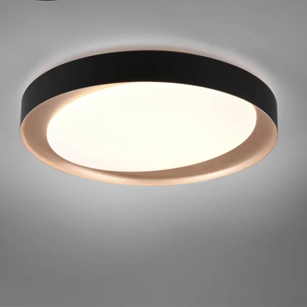 PLAFÓN DE TECHO LED BENTON 24W REGULABLE NEGRO