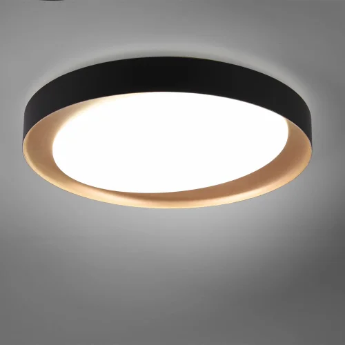 PLAFÓN DE TECHO LED BENTON 24W REGULABLE NEGRO