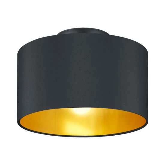 PLAFÓN MIDDLETON 2 LUCES NEGRO E14