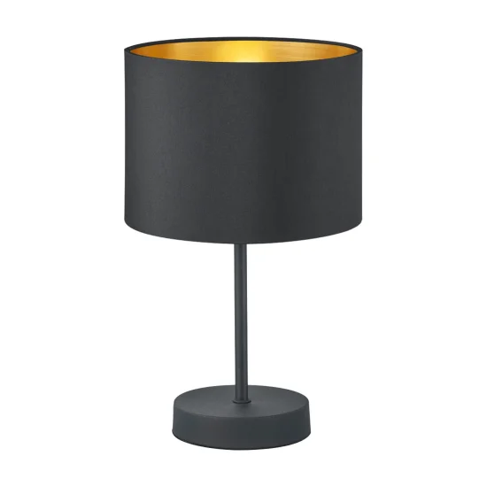 LÁMPARA DE MESA MIDDLETON NEGRO E27