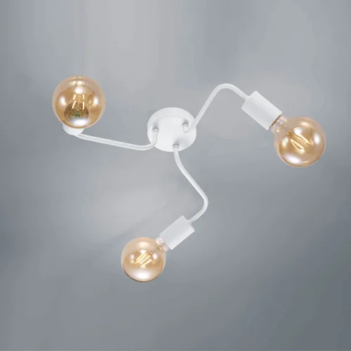 PLAFÓN 3 LUCES GLADSTONE BLANCO