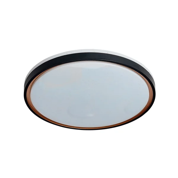 PLAFÓN LED 38W PW LED REGULABLE NEGRO ORO CIRCULAR TELLUS