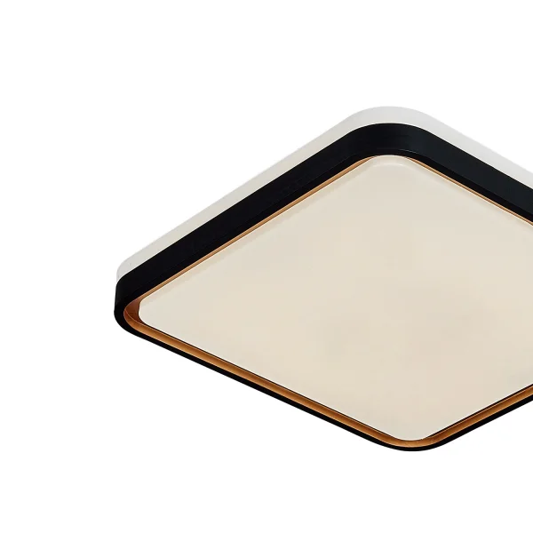 PLAFÓN LED 58W PW LED REGULABLE NEGRO ORO CUADRADO TELLUS PLAFÓN LED 58W PW LED REGULABLE NEGRO ORO CUADRADO TELLUS