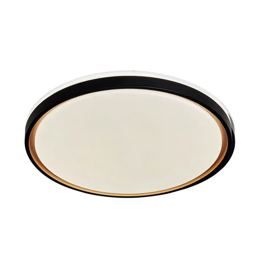 PLAFÓN LED 38W PW LED REGULABLE NEGRO ORO CIRCULAR TELLUS 2