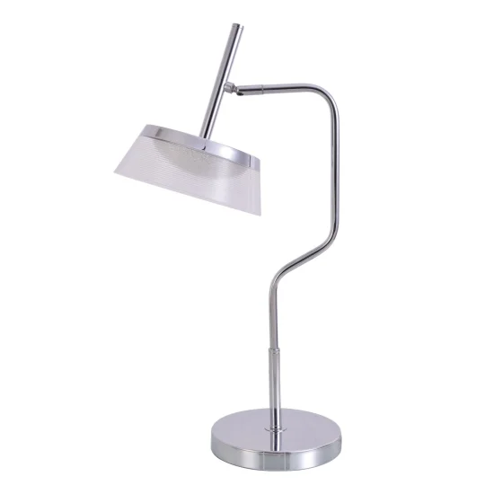LÁMPARA DE MESA LED 9W 4000K ACERO CROMADO ATENEA 2