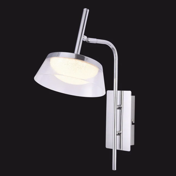 APLIQUE DE PARED LED 9W 4000K ACERO CROMADO ATENEA APLIQUE DE PARED LED 9W 4000K ACERO CROMADO ATENEA
