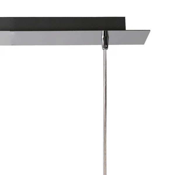 LÁMPARA DE TECHO 4 LUCES CRISTAL EXTERIOR ÁMBAR INTERIOR BLANCO NOLINA