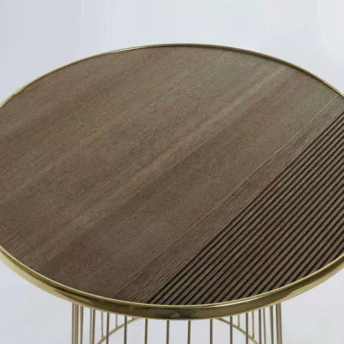 MESITA AUXILIAR HIERRO DORADO IDALIS