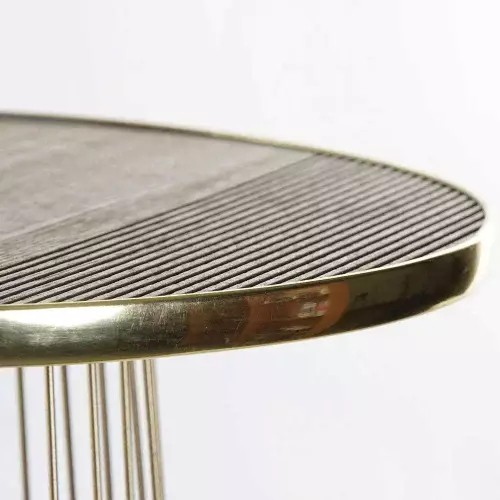 MESITA AUXILIAR HIERRO DORADO IDALIS