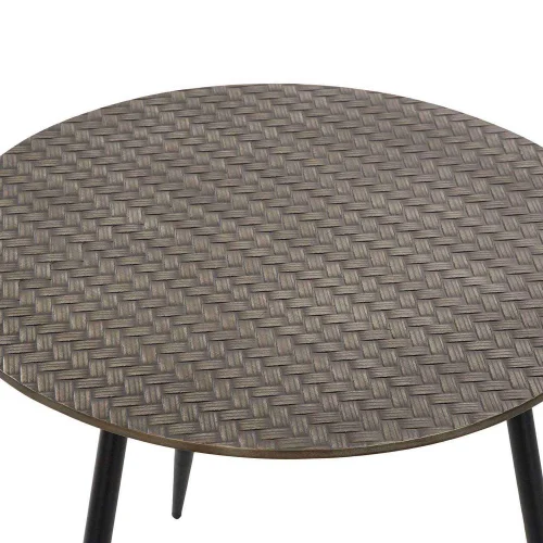 MESITA AUXILIAR HIERRO MDF ROMY