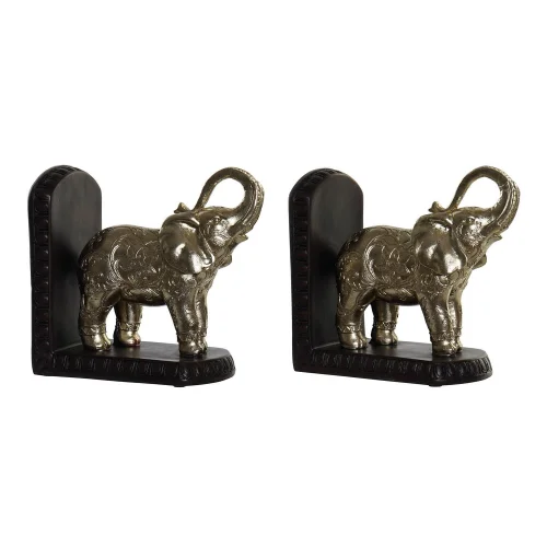 SUJETALIBROS SET 2 RESINA ELEFANTES