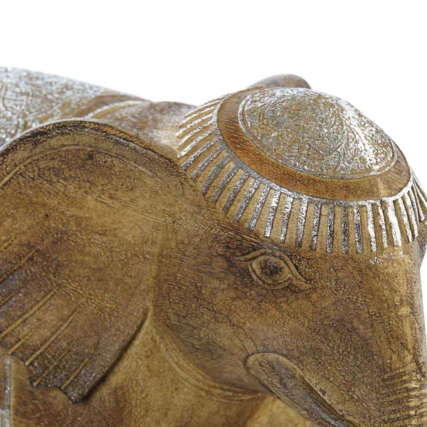 FIGURA RESINA ELEFANTE MARRON