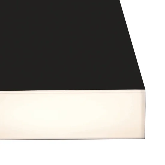 SUPERFICIE CUADRADO FIJO LED 10W 4000K  NEGRO 2