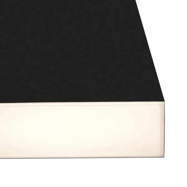 SUPERFICIE CUADRADO FIJO LED 10W 4000K  NEGRO