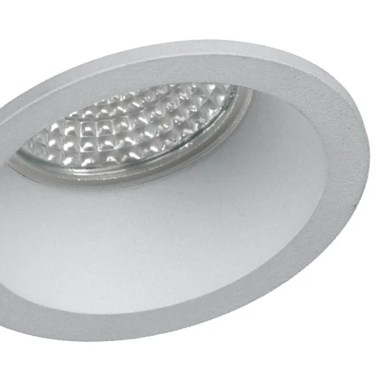EMPOTRABLE CÓNICO ALUMINIO GU10 PLATA 2