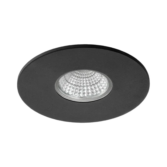FOCO EMPOTRABLE Ø10,5 GU10 NEGRO IP20