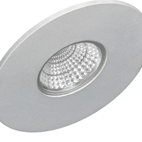 FOCO EMPOTRABLE Ø10,5 GU10 PLATA IP20 2