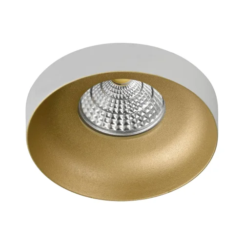 FOCO EMPOTRABLE Ø 9 CM GU10 BLANCO-ORO IP20