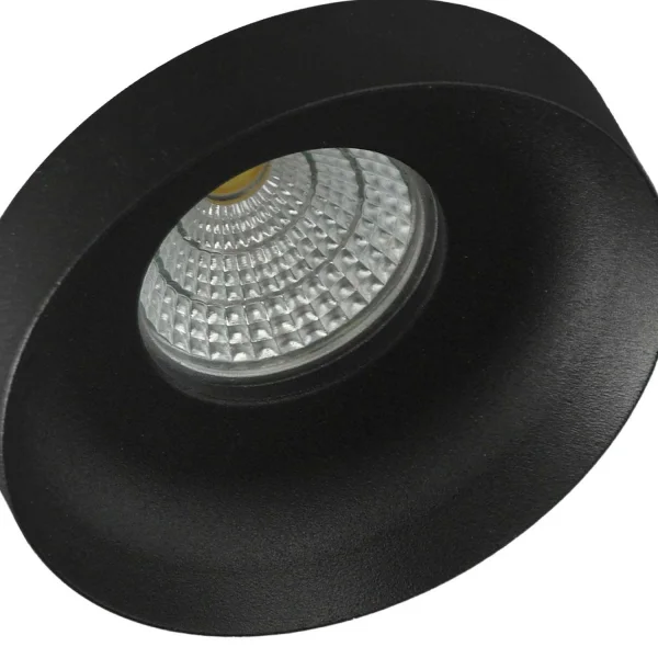FOCO EMPOTRABLE Ø 9 CM GU10 NEGRO IP20 FOCO EMPOTRABLE Ø 9 CM GU10 NEGRO IP20