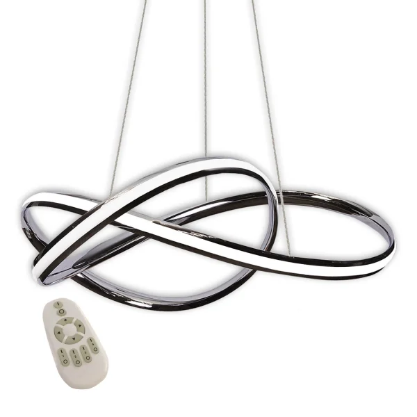 LÁMPARA DE TECHO LED VALLE 64W 4000K CROMO