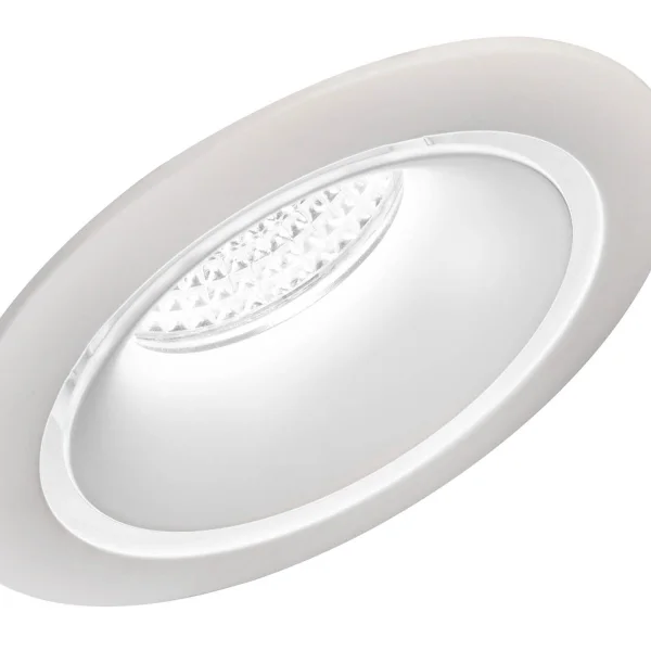 EMPOTRADO BLANCO CONVEXO LUZ LATERAL