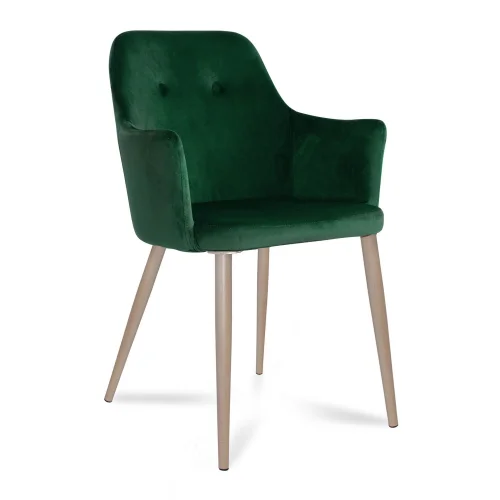 SILLÓN GUNNAR TERCIOPELO VERDE PATAS COLOR NATURAL SILLÓN GUNNAR TERCIOPELO VERDE PATAS COLOR NATURAL
