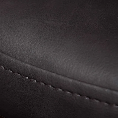 SILLÓN MANDARINA PU ANTRACITA PATAS COLOR NEGRO