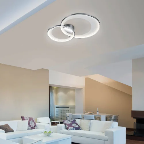 PLAFÓN DE TECHO LED 29 W 3000K CROMO BURGESS