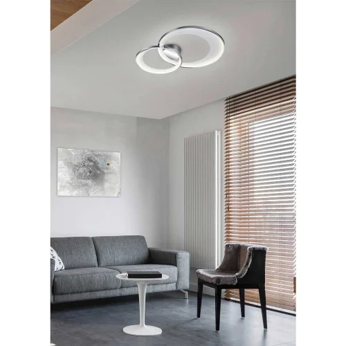 PLAFÓN DE TECHO LED 29 W 3000K CROMO BURGESS