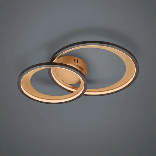 PLAFÓN DE TECHO LED 29 W 3000K NEGRO BURGESS