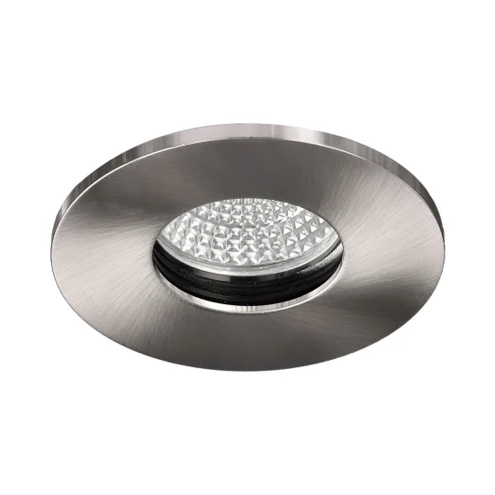 FOCO EMPOTRABLE Ø 8,5 CM GU10 NIQUEL SATINADO IP54